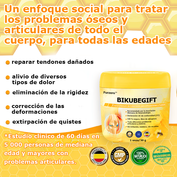 🧶Furzero™ Crema de Veneno de Abeja para Articulaciones y Huesos (✨ Especialmente para condiciones ortopédicas y dolor articular ✨)