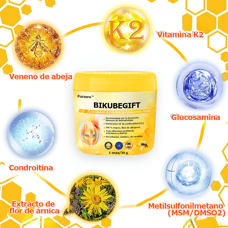 🧶Furzero™ Crema de Veneno de Abeja para Articulaciones y Huesos (✨ Especialmente para condiciones ortopédicas y dolor articular ✨)