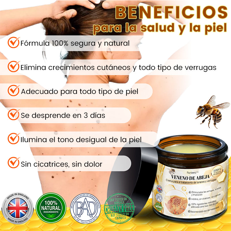🦜Turonu™ Crema de Tratamiento con Veneno de Abeja (🔥Último día, 80 % de descuento)