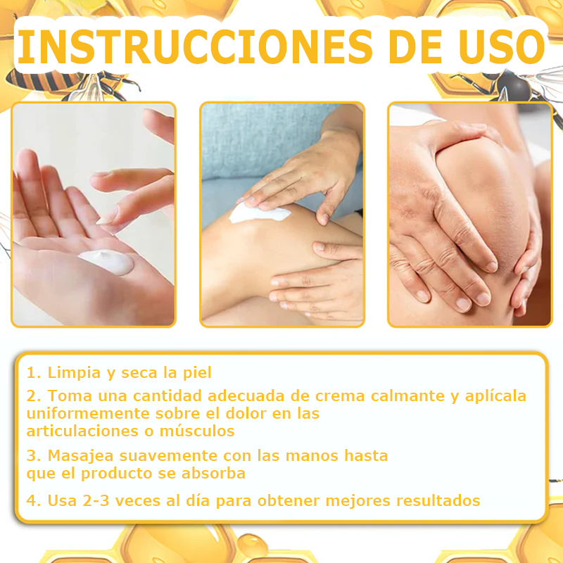 🧶Furzero™ Crema de Veneno de Abeja para Articulaciones y Huesos (✨ Especialmente para condiciones ortopédicas y dolor articular ✨)