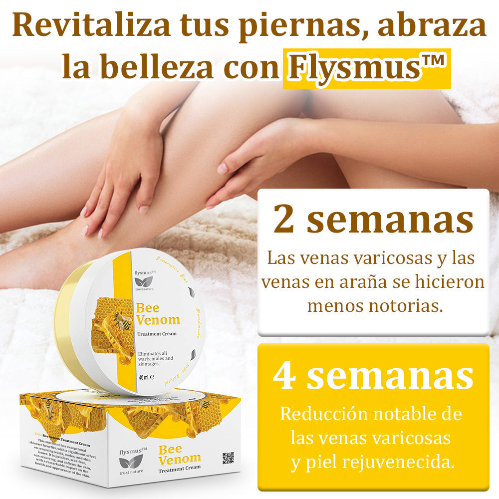 ✅Crema de tratamiento con veneno de abeja flysmus™🐝: Para Eczema, Psoriasis, Acné, Rosácea, Infecciones por Hongos, Verrugas